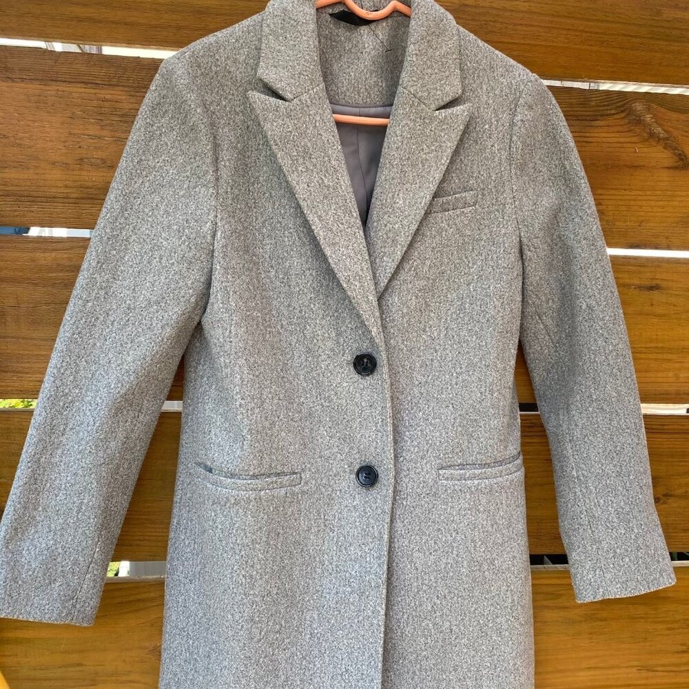 grey wool coat